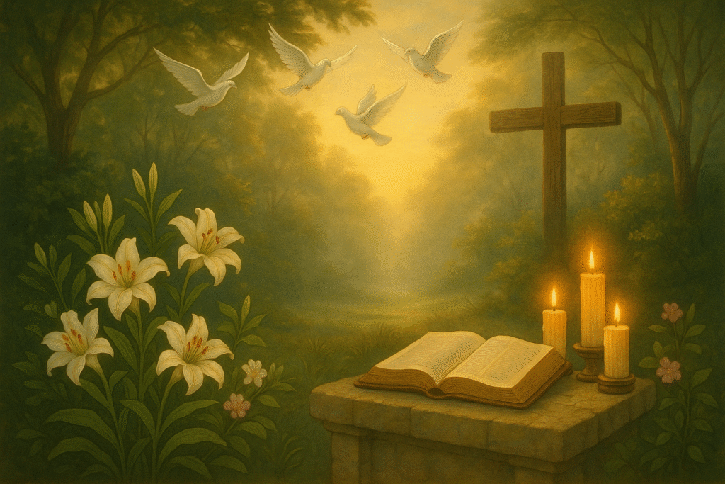 Discovering The Angelus Prayer in English and Latin on The Holy Trinity Church.