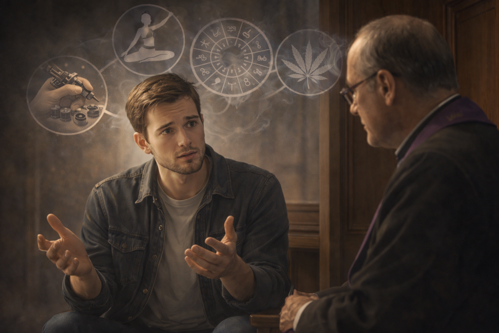 is yoga a sin catholic, can catholics do yoga, catholic stance on yoga can i do yoga just for exercise catholic, is soulcore catholic, christian alternatives to yoga, vatican letter on christian meditation
cohabitation catholic, living together before marriage sin, premarital sex
catholic cremation rules, scattering ashes catholic, keeping ashes at home