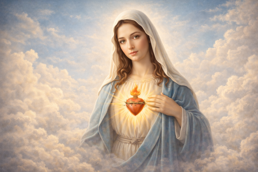 Act of Consecration to the Immaculate Heart of Mary, Catholic Marian devotions, prayer for spiritual renewal, prayer for renewal of baptismal promises, total consecration to Mary, prayer for the conversion of the world, family consecration, Sacred Heart of Jesus, First Saturday devotions, prayer for reparation, Refuge of Sinners.